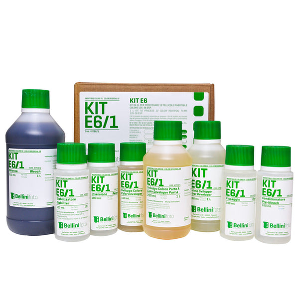 Bellini Kit Pellicola Invertibile Colore E6 con processo originale Bellini Kit Pellicola Invertibile Colore E6 con processo originale